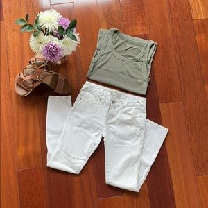 Free People White / Ivory Jeans